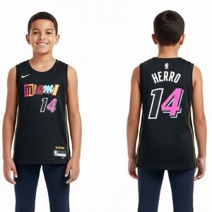 Nike Tyler Herro Miami Heat City Edition  unisex boys and girls medium size